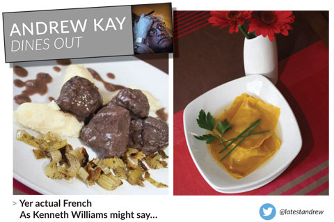 The Latest Magazine, Andrew Kay Dines Out, New Steine Bistro Review