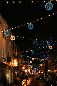 Brighton's North Laines at Christmas