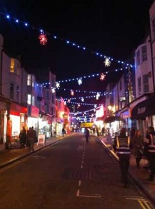 Brighton's North Laines at Christmas